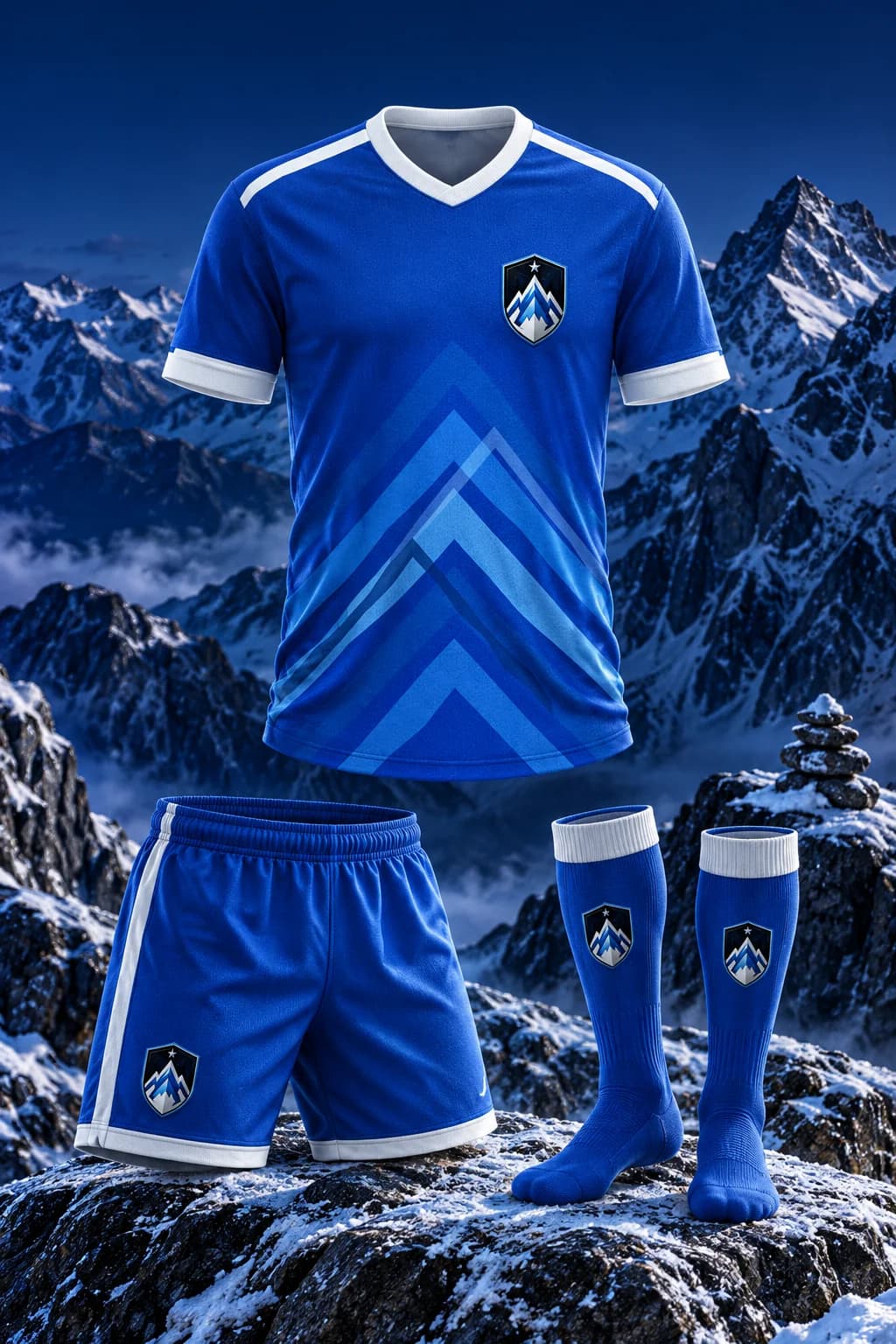 Summit SC jersey, shorts and game socks in the club's world.